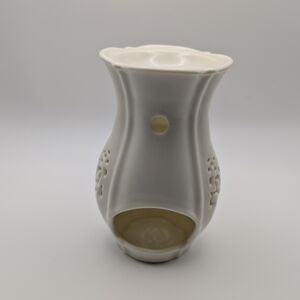 Yankee Candle OIL WARMER Porcelain Cream Home Fragrance Wax Tarts Oils 5.5"